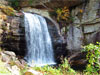 looking glass falls - pisgah forest